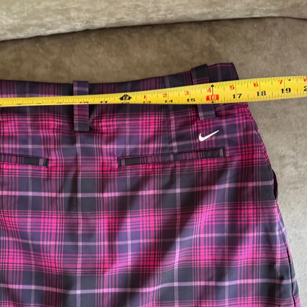 Nike Pink and Black Plaid Mini Skirt - Picture 3 of 7